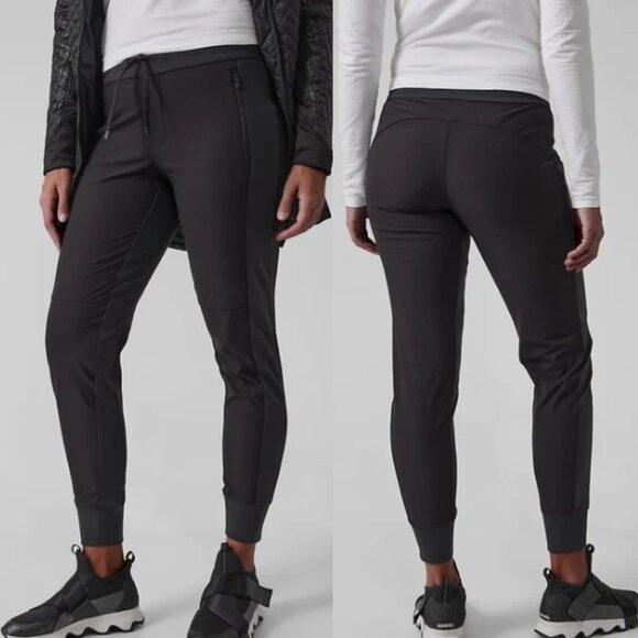 ATHLETA Headlands Hybrid Trek Jogger Black Size 14 - 47514 - Picture 1 of 16